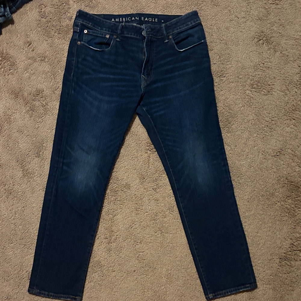American Eagle Outfitters Men's Navy Skinny Jeans